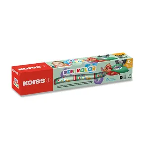 Kores Dedi Kolor ujjfestékek 6 színben, 30 ml